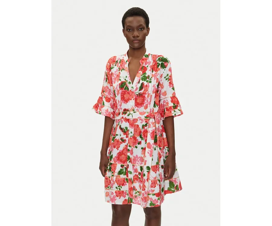 obrazek 1 Iconique Sukienka letnia IC25-045 Kolorowy Relaxed Fit