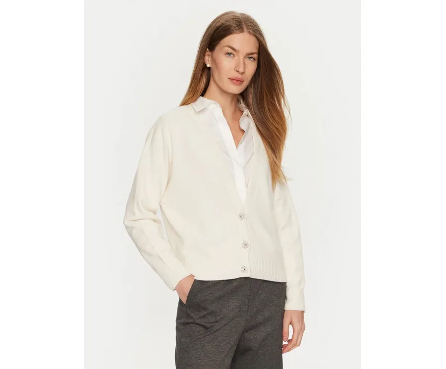 obrazek 1 ViCOLO Kardigan 77036S Écru Regular Fit