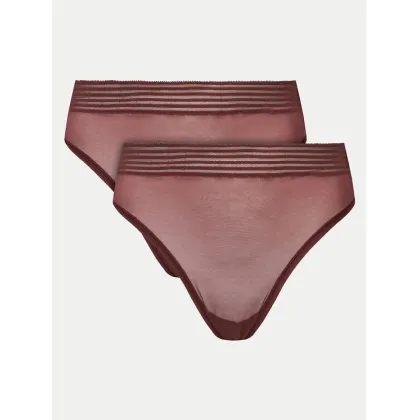 Zdjęcie Triumph Komplet 2 par stringów Tempting Sheer 10218590 Brązowy