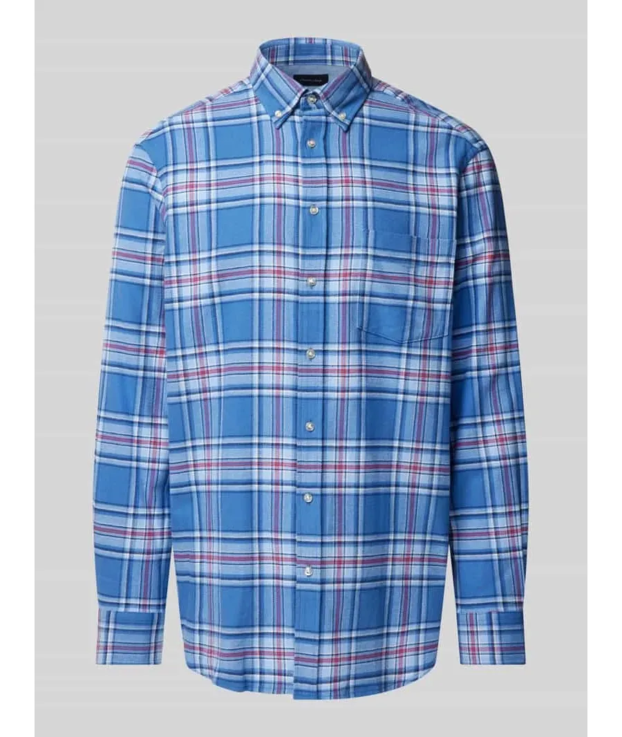 obrazek 1 Koszula casualowa regular fit z kołnierzykiem typu kent