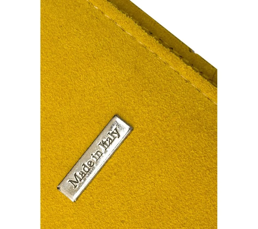 obrazek 5 Elegancki planer zamszowy wykonany we Włoszech - cm 15x21