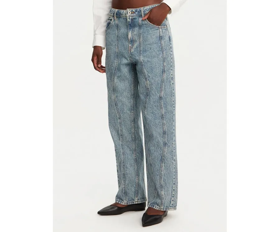 obrazek 1 HUGO Jeansy Leni 50531726 Niebieski Loose Fit