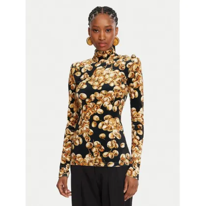 Zdjęcie Balmain Bluzka DF0AR092JJ44 Czarny Slim Fit