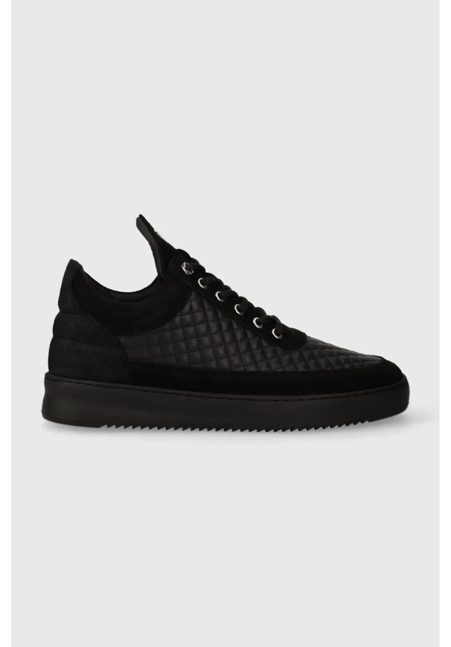 obrazek 1 Filling Pieces sneakersy skórzane Low Top Quilted kolor czarny 10100151861