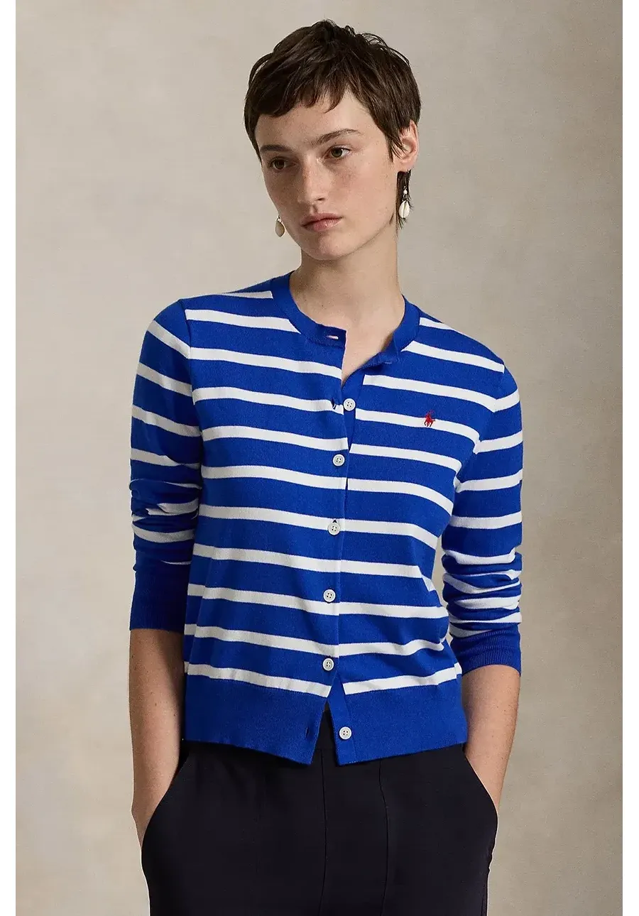 obrazek 1 Polo Ralph Lauren kardigan damski kolor niebieski lekki 211891885