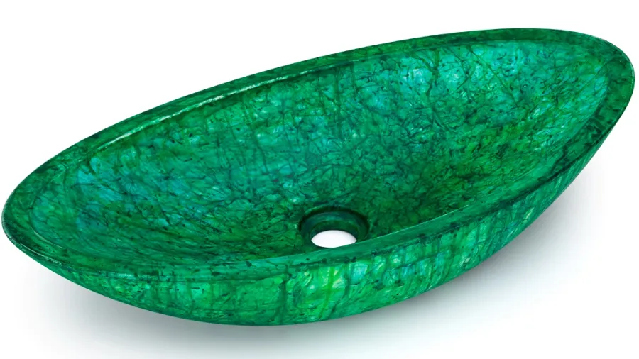 obrazek 2 Oryginalna umywalka 60 cm ORION BASIC – HURRICANE, zielony, lakier matowy