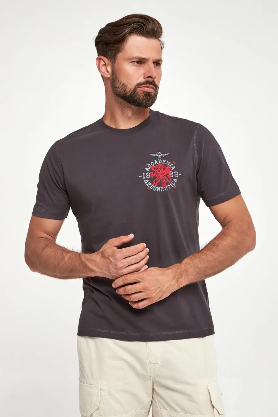 obrazek 1 T-shirt męski AERONAUTICA MILITARE Aeronautica Militare