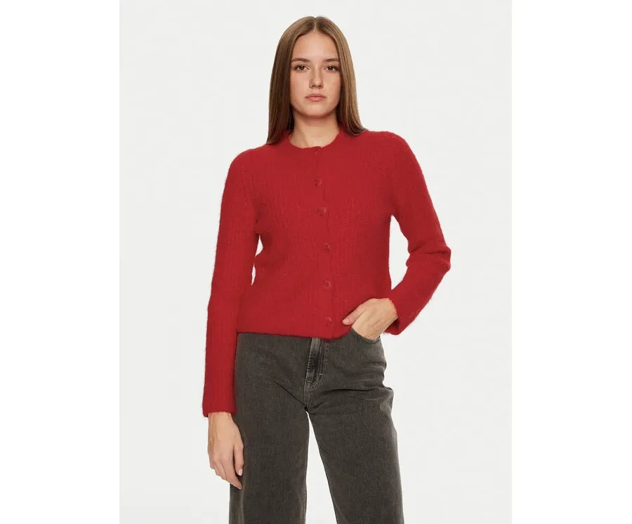 obrazek 1 Vero Moda Kardigan Awsome 10320724 Czerwony Standard Fit