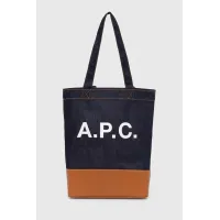Zdjęcie A.P.C. torba tote axel kolor brązowy CODDP-M61444