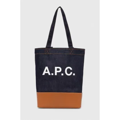 Zdjęcie A.P.C. torba tote axel kolor brązowy CODDP-M61444