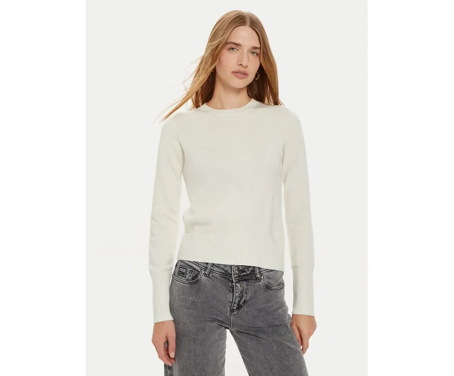 obrazek 1 Guess Jeans Sweter W4BR83 Z3HO2 Écru Regular Fit