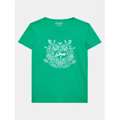 Zdjęcie Guess T-Shirt J3GI20 K6YW1 Zielony Regular Fit