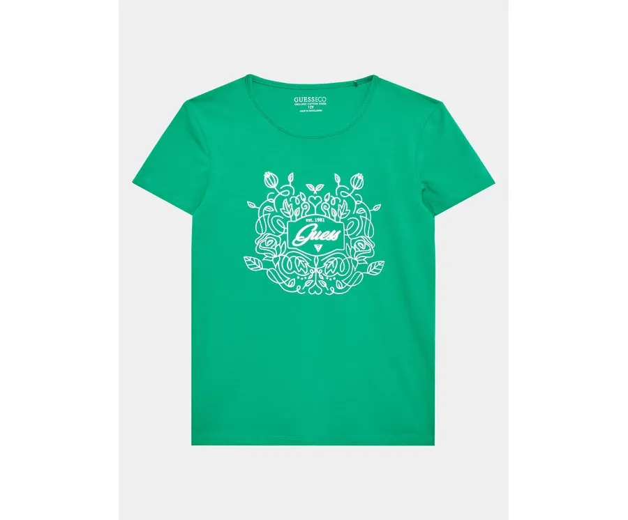 obrazek 1 Guess T-Shirt J3GI20 K6YW1 Zielony Regular Fit