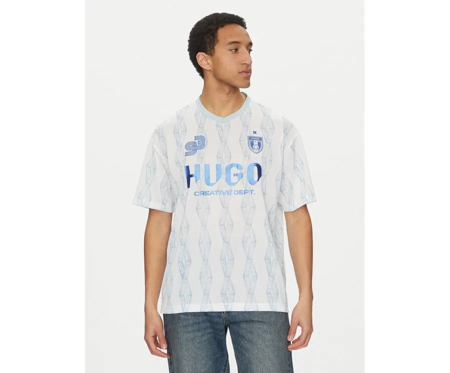 obrazek 1 HUGO T-Shirt Notbal 50536080 Biały Oversize