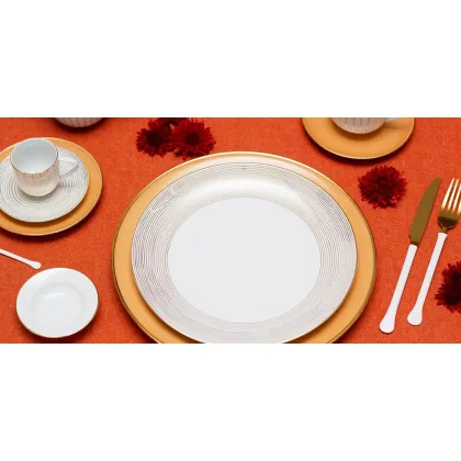 Zdjęcie Komplet porcelanowej zastawy dla 12 osób - Porcel