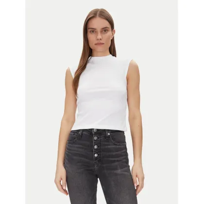 Zdjęcie Calvin Klein Top Liquid Touch Top K20K208422 Biały Slim Fit