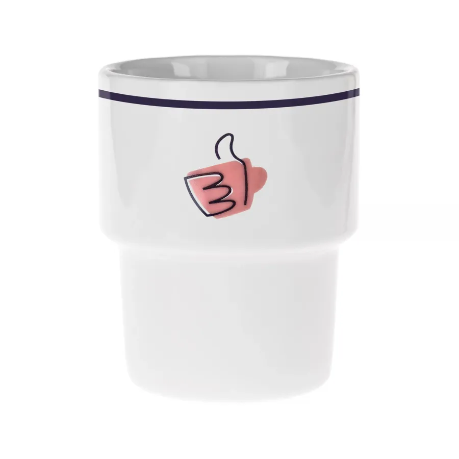 obrazek 1 Coffeedesk - Kubek ceramiczny biały COFFEEDESK