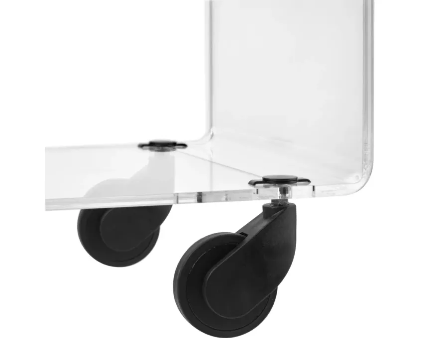 obrazek 4 Designerski stolik na kółkach z pleksi