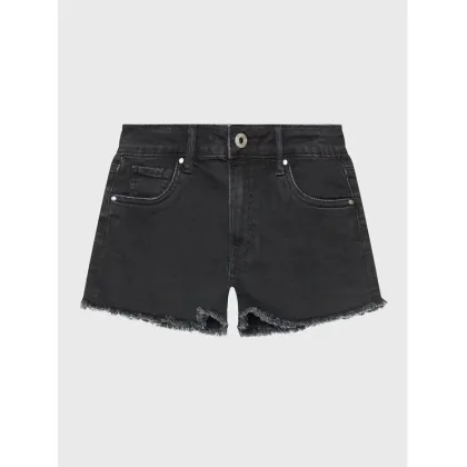 Zdjęcie Pepe Jeans Szorty jeansowe Patty Short PG800783XR0 Czarny Regular Fit
