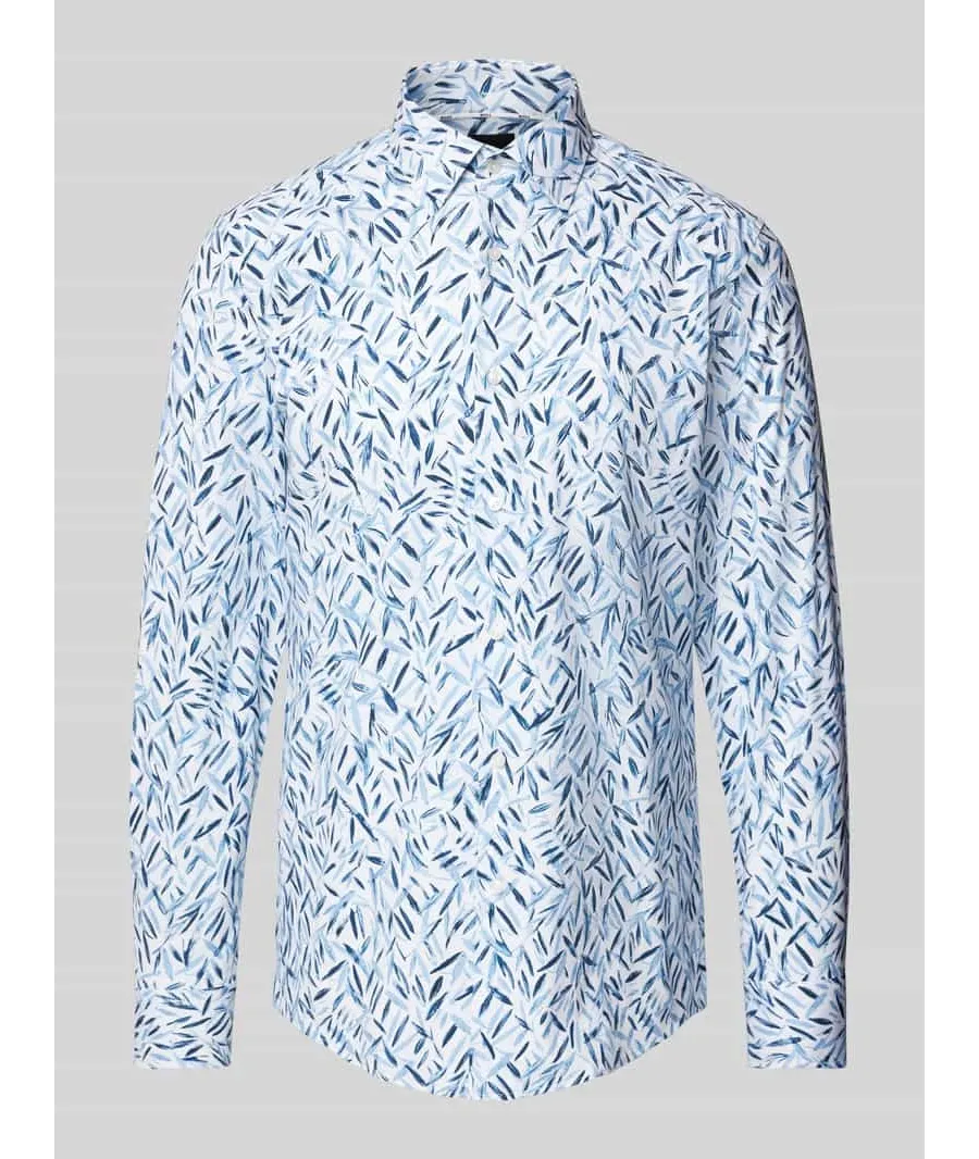 obrazek 1 Koszula biznesowa o kroju slim fit z listwą guzikową