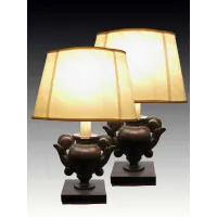 Picture A pair of antique bedside lamps from the 19th century