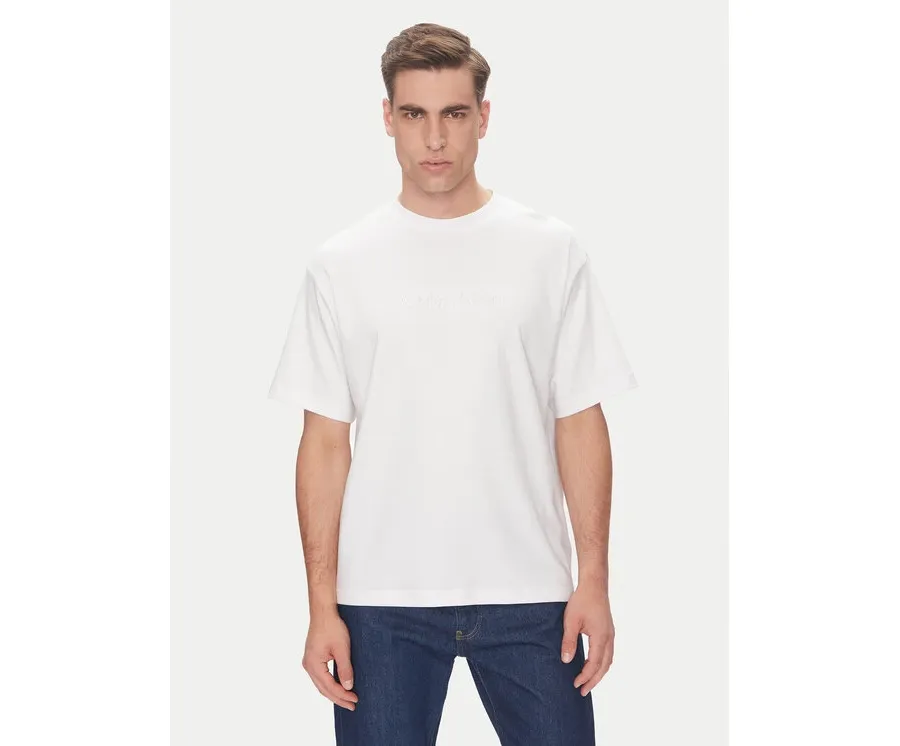 obrazek 1 Calvin Klein T-Shirt LV04LC206G Biały Relaxed Fit