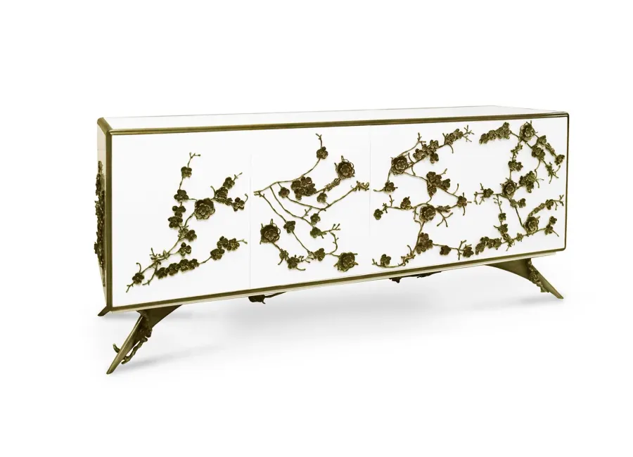 picture 8 Unusual chest of drawers for living room made of brass