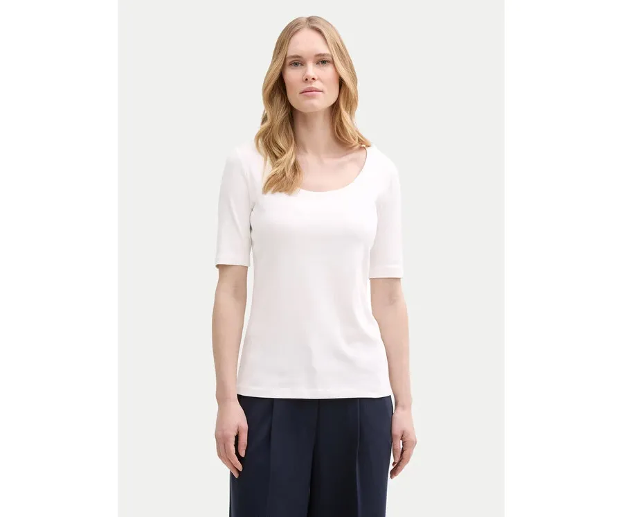 obrazek 1 Tom Tailor T-Shirt 1045541 Biały Regular Fit