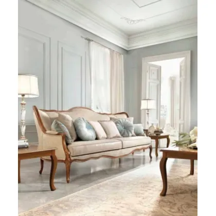 Zdjęcie Klasyczna sofa 3-osobowa do stylowych salonów - Casa + 39