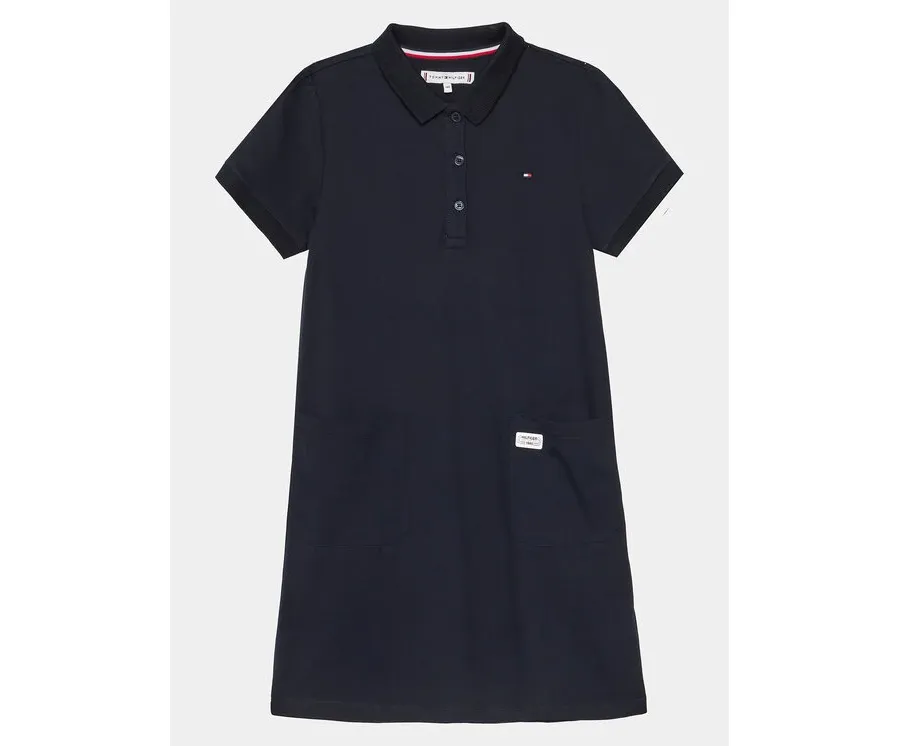 obrazek 1 Tommy Hilfiger Sukienka codzienna KG0KG07816 Granatowy Regular Fit