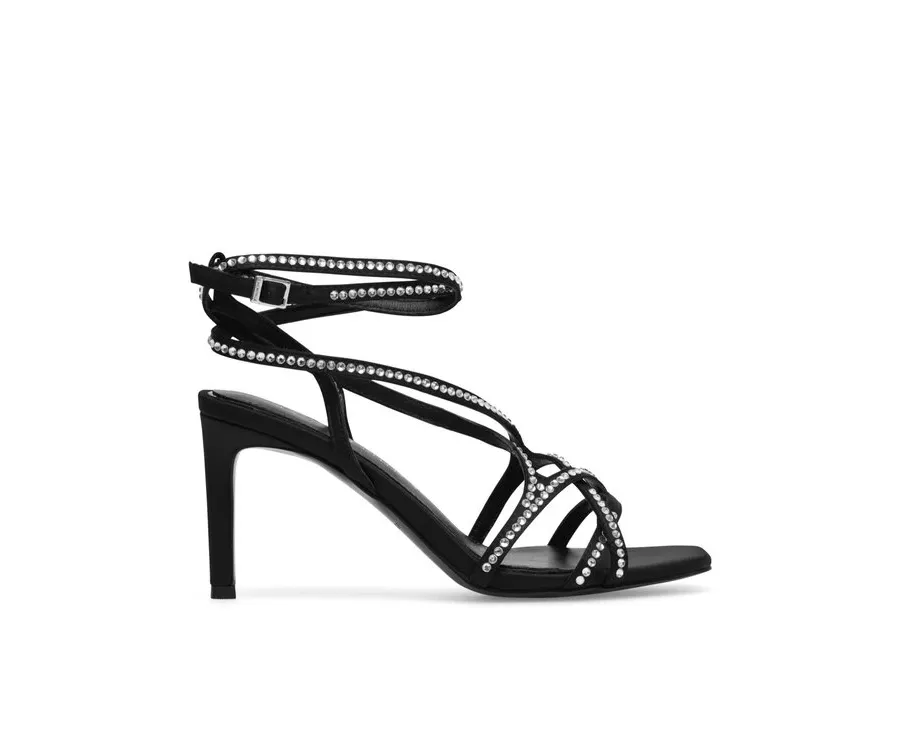 obrazek 1 Eva Minge Sandały Faenza-20167-68-1 Czarny