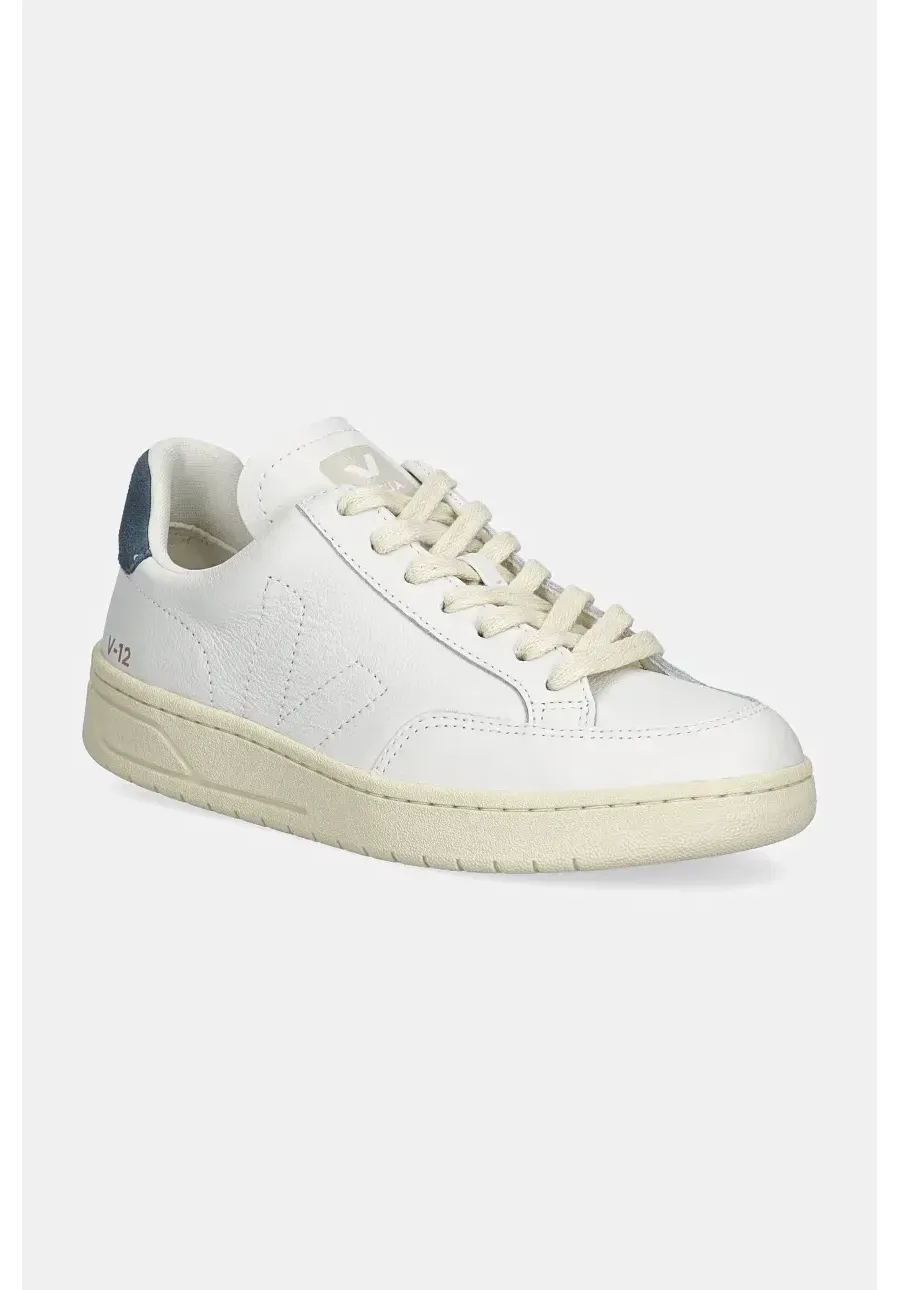 obrazek 1 Veja sneakersy skórzane V-12 Stitch kolor biały XS2003680A