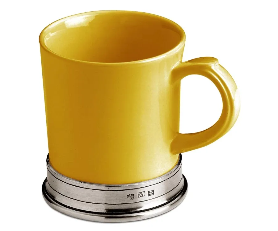 obrazek 1 Tradycyjny, ceramiczny kubek - wariant żółty