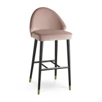 Zdjęcie Stołek z jesionową ramą i stalowymi końcówkami - Diana - Colico