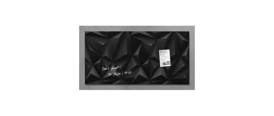 picture 1 Magnetic Glass Board artverum 91x46 cm