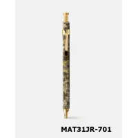 Zdjęcie Długopis kulkowy pokryty ręcznie zdobionym papierem, z efektem kapania, z klipsem.