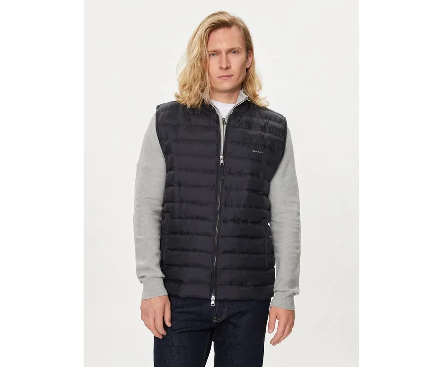 obrazek 1 Gant Kamizelka 7006301 Czarny Regular Fit