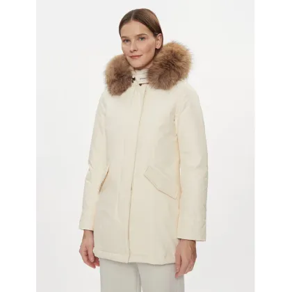 Zdjęcie Woolrich Kurtka puchowa Arctic Raccoon CFWWOU0538FRUT0001 Écru Regular Fit