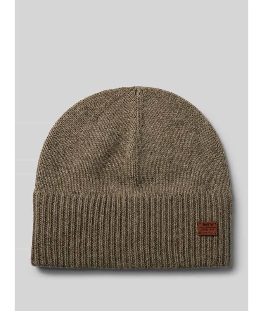 obrazek 1 Czapka beanie z aplikacją z logo model ‘LACKE’
