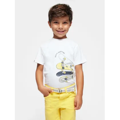 Zdjęcie Mayoral T-Shirt 3017 Biały Regular Fit