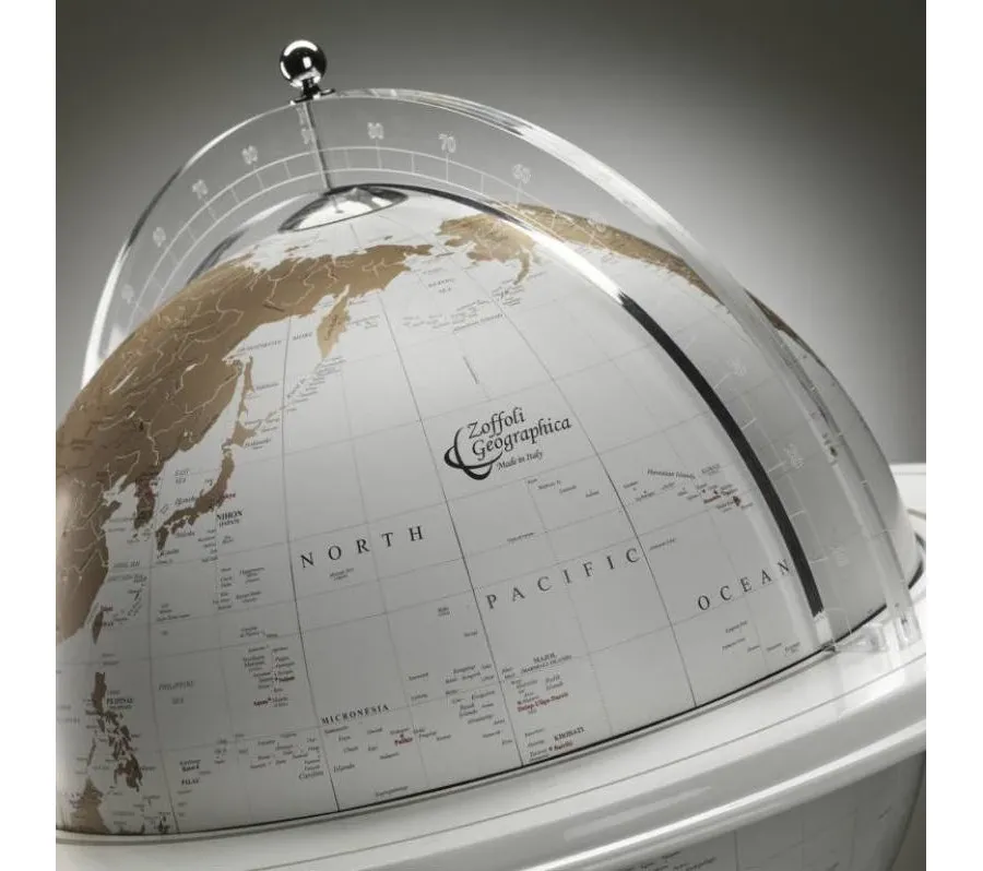 obrazek 4 Designerski globobarek do biura lub gabinetu - białe wykończenie