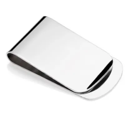 Picture Elegant large silver money clip - Pampaloni