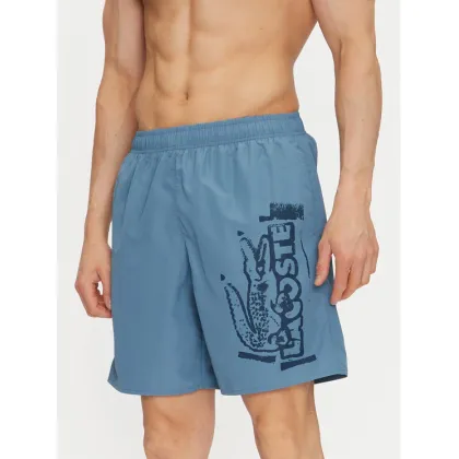 Zdjęcie Lacoste Szorty kąpielowe MH9135 Niebieski Regular Fit