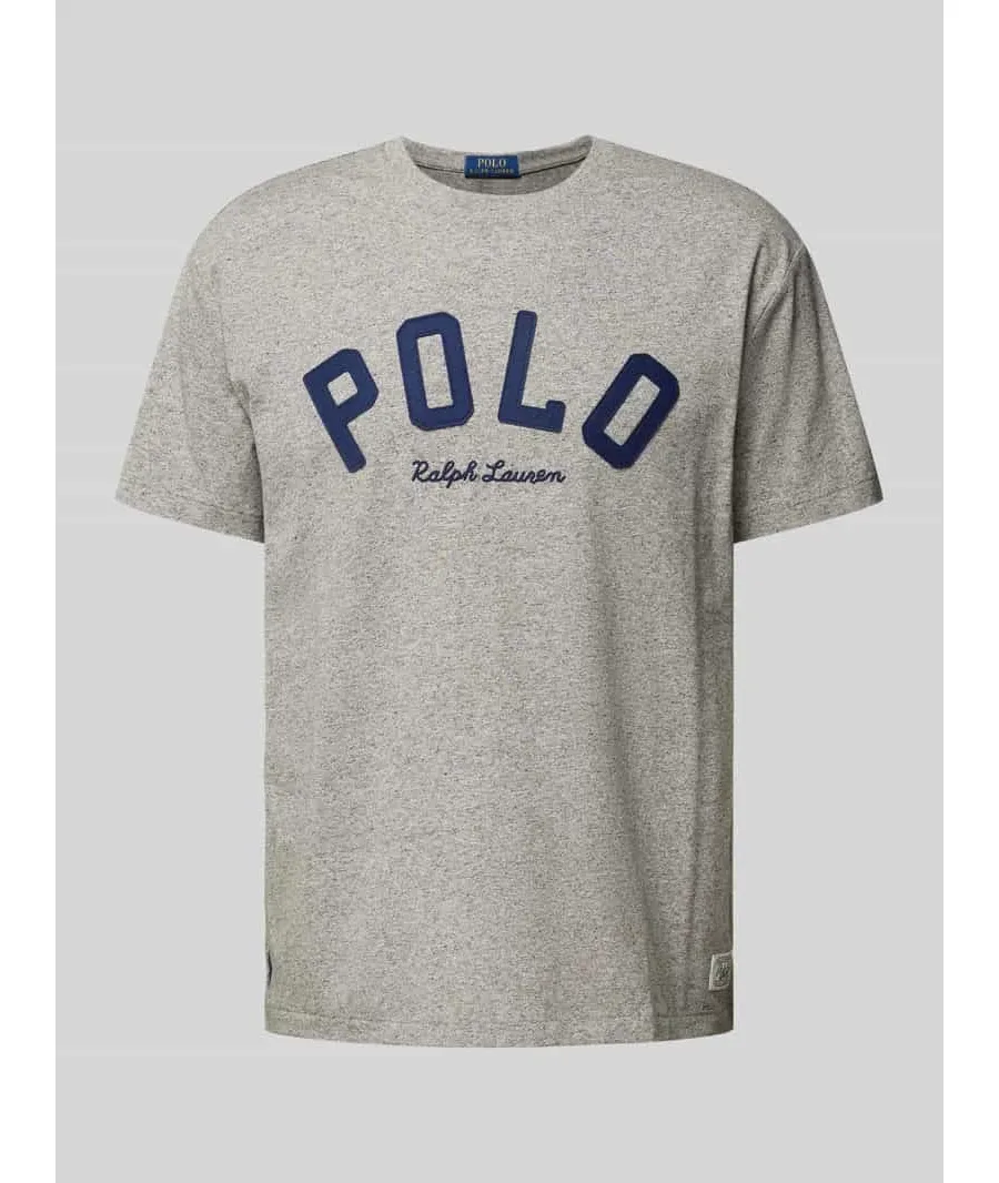 obrazek 1 T-shirt z detalem z logo