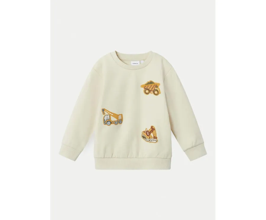 obrazek 1 NAME IT Bluza 13233682 Beżowy Regular Fit