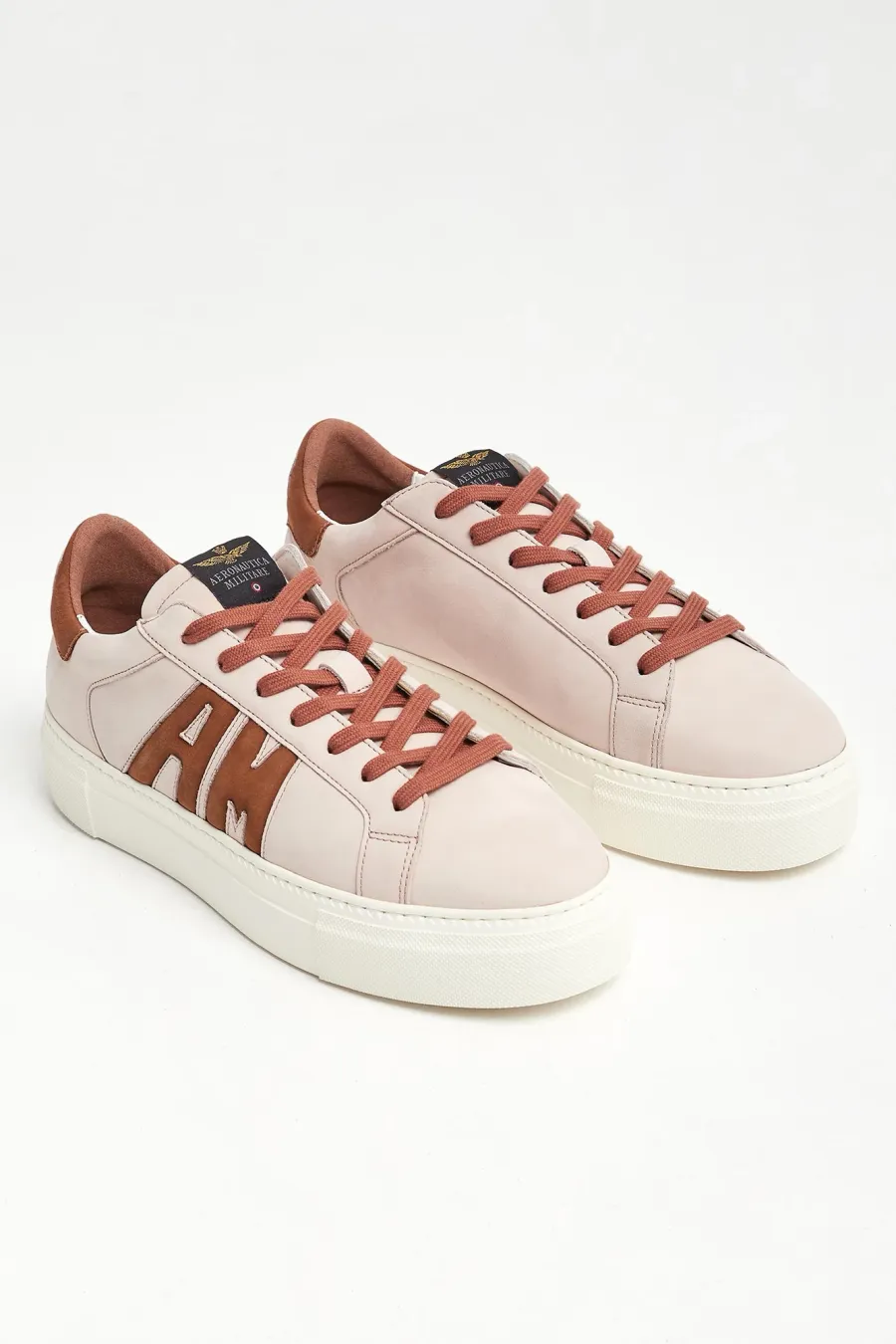 obrazek 1 Sneakersy damskie skórzane AERONAUTICA MILITARE Aeronautica Militare