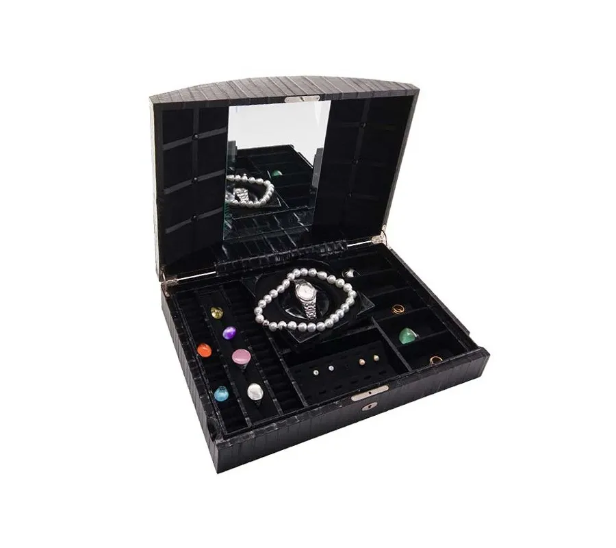 obrazek 1 Skórzana kasetka na damską biżuterię - sklep Luxury Products