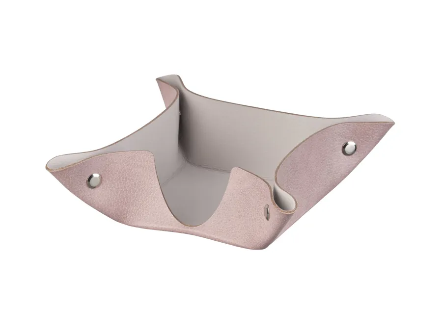 obrazek 1 Skórzany pojemnik na bloczek papieru 10х10хH4 cm