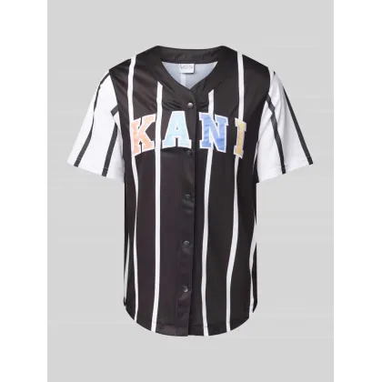 Zdjęcie T-shirt z listwą z zatrzaskami na całej długości