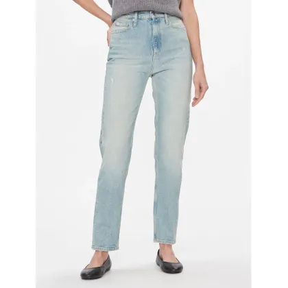 Zdjęcie Calvin Klein Jeans Jeansy Authentic Slim Straight J20J222864 Niebieski Slim Fit